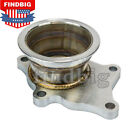 Turbo Flange Adapter Stainless Steel For T3/T4 Turbo 5 Bolt To 3" V-Band Flange