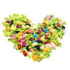 100 Pcs Colorful Fake Rose Head Artificial Rose Heads DIY Valentine's Day Gifts