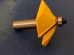 60 Degree Bevel Edge Forming Router Bit - 1/2" Shank - NEW - Picture 1 of 3