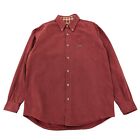 Marlboro Classics Shirt In Red Size L | 90s 00s Vintage Retro Flannel Overshirt