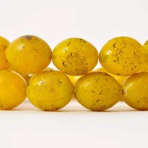 Cuentas comerciales grandes amarillas huevo paloma veneciana - Imagen 1 de 8