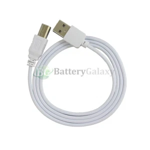 25X For HP CANON DELL BROTHER PRINTER SCANNER CABLE CORD USB 2.0 A-B 3FT WHITE - Picture 1 of 4