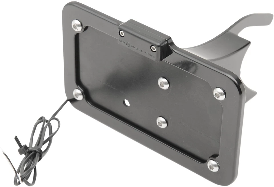 Suportes laterais de placa de licença Accutronix preto universal - Imagem 1 de 1