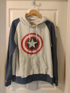 Felpa con cappuccio Universal Studios uomo XL pullover Marvel Captain America felpa - Foto 1 di 5
