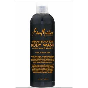 Shea Moisture African Black Soap Soothing Body Wash, 13 Oz. - Picture 1 of 5