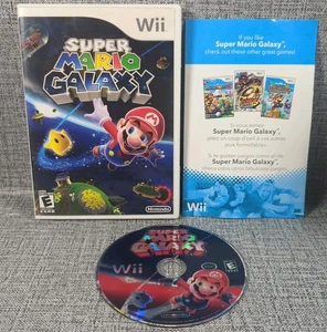 Super Mario Galaxy (Nintendo Wii, 2007) Spielehülle und Einsatz getestet funktioniert - Bild 1 von 7