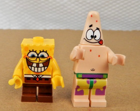 LEGO Spongebob 3833 Krusty Krab Adventure Mini Figure Lot 2 Patrick