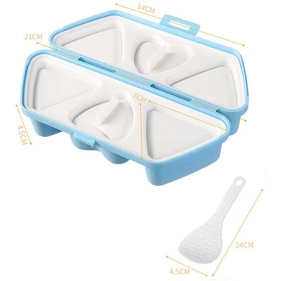 Foldable 6 in 1 Onigiri For Mold Triangle Rice Ball Maker for Easy Storage - Image 1 of 3