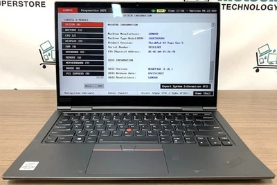 Lenovo ThinkPad X1 Yoga 5th Gen 14"  i5-10th 1.7GHz 16gb RAM 128gb SSD No OS - Image 1 of 4
