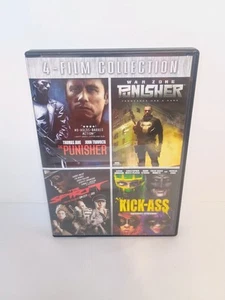 The Punisher + War Zone + The Spirit + Kick-Ass 4 Film Collection DVDs - Picture 1 of 4