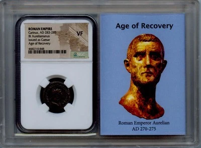 Carinus, AD 283-285 ROMAN BI Aurelianianus NGC VF20 Story Vault - Image 1 of 4