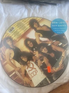 Bon Jovi New Jersey Limited Edition Picture Disc LP 12” BRAND NEW NEVER PLAYED - Imagen 1 de 2