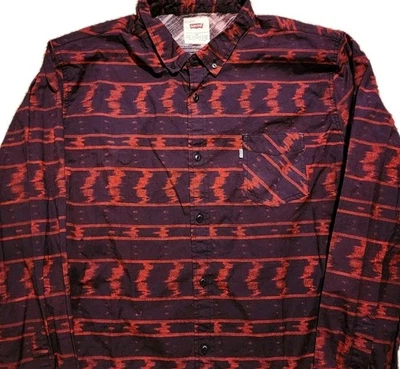 Levis Shirt Mens 2XL L/S Aztec Southwestern Geometric Button Pockets Cowboy - Image 1 of 4