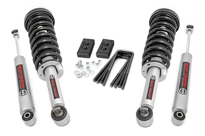 Rough Country 2" Leveling Kit w/N3 Struts for 2014-2020 Ford F-150 4WD - 50006 - Image 1 of 4