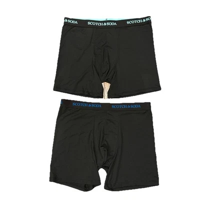 Set of 2 Scotch Soda Amsterdam Active Stretch Men's Boxer Briefs Size XL - Image 1 of 4