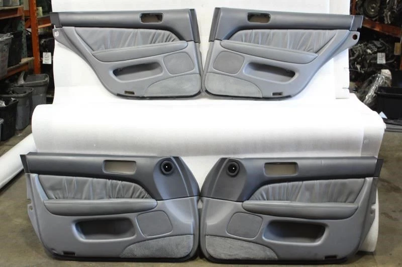 1998 1999 2000 LEXUS LS400 LEFT RIGHT FRONT REAR DOOR TRIM PANELS GRAY LF15 SET — 第 1/4 张图片