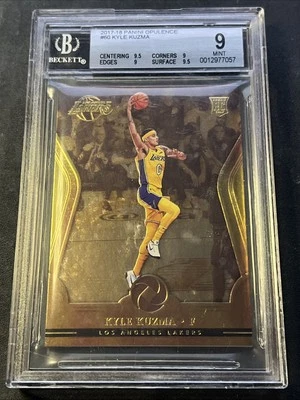 Kyle Kuzma 2017-18 Panini Opulence Rookie RC Los Angeles Lakers 23/79 BGS 9 - Image 1 of 2