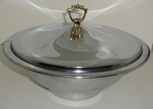 MCM Kromex Serving Dish with Lid - Made in the USA READ - Picture 1 of 8