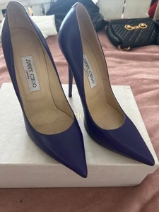 Jimmy Choo Anouk Courts Purple Size EU 39.5 UK 6.5 - Picture 1 of 6