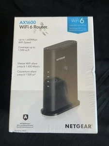 Netgear AX1600 Wifi 6 Router w 1600 Mbps, 1500 ft Coverage.  NEW / SEALED !  - Picture 1 of 6