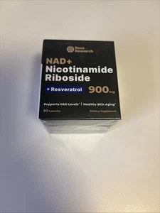 Reus Research NR900 - NAD+ Supplement 80 Capsules - Picture 1 of 4