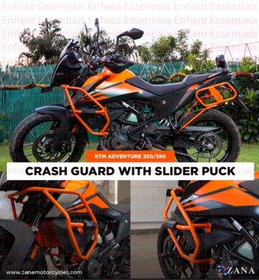 CRASH GUARD WITH SLIDER ORANGE KTM 250/390 / 390 X ADV - Image 1 of 4