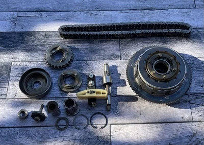 00-06 Harley Softail Cesta de embrague Conjunto de accionamiento primario OEM Doble leva 88 Foto 1 de 4