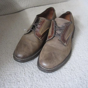 Scarpe Allen Edmonds da uomo taglia 9 marroni Berkshire Derby stringate in pelle eleganti USA - Foto 1 di 9