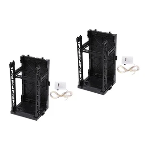 2x Interlocking Display Bases Character Doll Display Box Model Kit - Picture 1 of 7