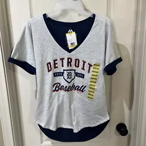 NWT Women’s Genuine MLB Medium Detroit Tigers Shirt - Picture 1 of 2