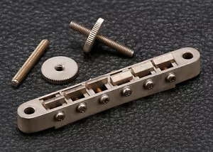 Gotoh GE104B Tune-O-Matic Guitar Bridge • Modern ABR-1 • Nickel • Aged / Relic - Picture 1 of 2