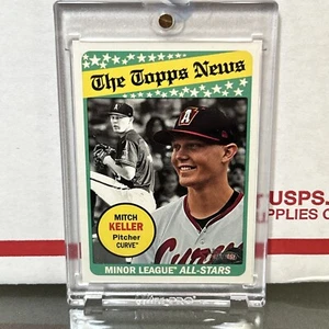 2018 TOPPS VAULT MITCH KELLER HERITAGE MINOR ALL STAR BLANK BACK COA PIRATES 1/1 - Picture 1 of 4