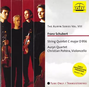 Tacet L-110 SCHUBERT String Quintet AURYN QUARTET POLTERA CELLO Audiophile LP - Imagen 1 de 3