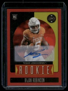 2023 Panini Legacy #157 Bijan Robinson Rookies Premium Penmanship Orange #/75 - Picture 1 of 2