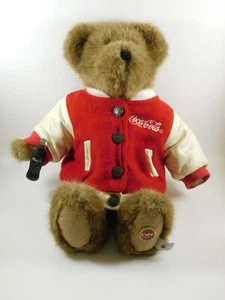 Coca-Cola Boyds Bear Collin with Red Letterman Jacket - Picture 1 of 5