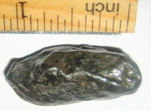 NANTAN IRON NICKEL METEORITE PIECE METEOR SPECIMEN ASTEROID SPACE ROCK PENDANT - Picture 1 of 6