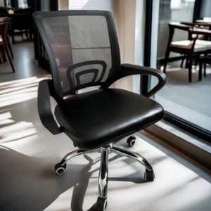 PU Leather Office Chair Cover Seat Cushion Slipcover Waterproof with Straps - Picture 1 of 12