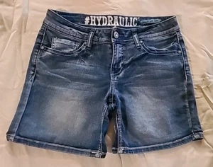 Hydraulic Blue Demin Shorts, Size 11/12 - Picture 1 of 3