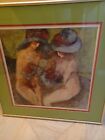 Barbara A Wood Lithograph signed  and numbered 97/750 1980 Forget Me Not 
