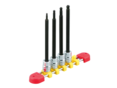 KTC 6.3sq. Long ball point hexagon bit socket set [4 pieces] TBT2L04BPH Japan - Image 1 of 2