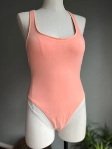 NWT Urban Flex Pink Stretch Bodysuit - Heavy Duty Power Stretch Size Large - Picture 1 of 9