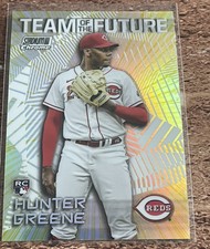 2022 Topps Stadium Club Chrome Hunter Greene Team Of The Future Insert Rookie