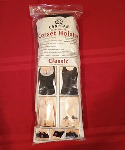 Can Can Concealment Black Corset Holster Classic Women's Holster Size S NEW - Picture 1 of 7
