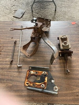 1968 dodge charger brake pedal firewall plate master cylinder b-body very clean - Image 1 of 4