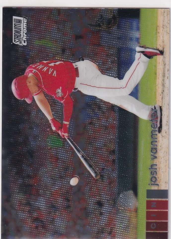 2020 STADIUM CLUB CHROME CANVAS JOSH VANMETER REDS REFRACTORS PARALLELS Z3567 - Image 1 of 1