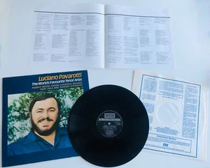 1975 Luciano Pavarotti The World’s Favourite Tenor Arias Vinyl Album Record LP - Picture 1 of 20