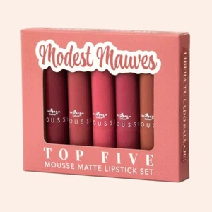 Italia Deluxe Top Five Mousse Matte Lipstick Set - Modest Mauves - Bild 1 von 8