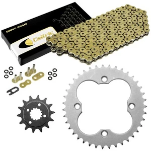 Gold O-Ring Drive Chain & Sprocket Kit for Honda TRX400EX TRX400X 2005-2014 - Picture 1 of 8
