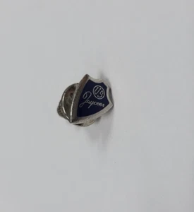 Prendedor escudo esmalte azul tono plata solapa Jaycees de Estados Unidos (jp14 - Imagen 1 de 2