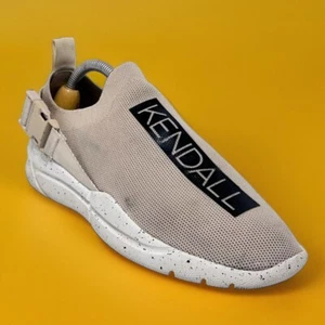Kendall + Kylie Sneaker Beige White Running Shoe Size 8-8.5 - Picture 1 of 10